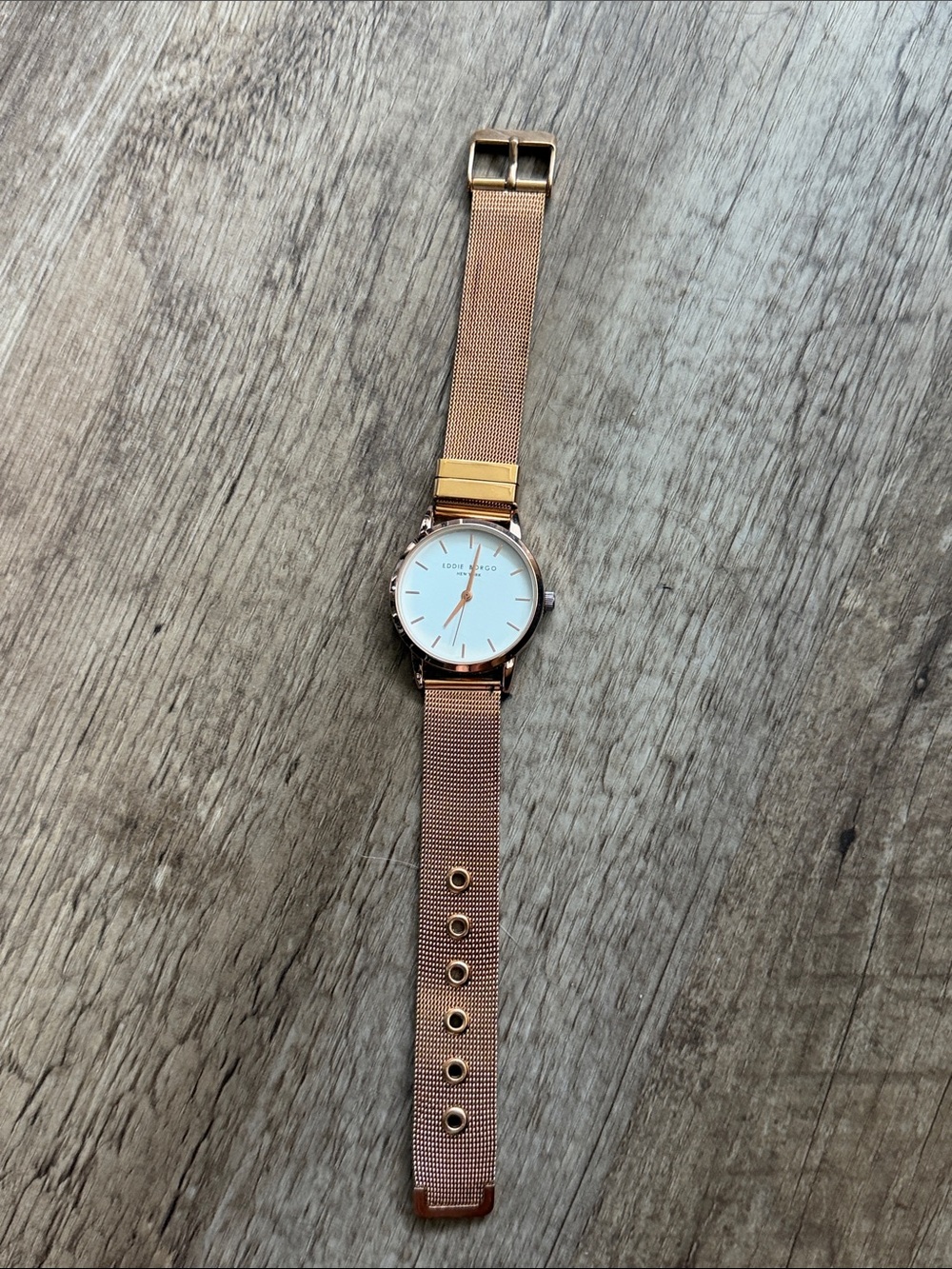Women’s Eddie Borgo Rose Gold Mesh Wristwatch